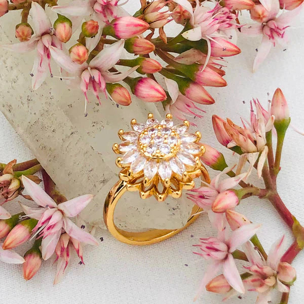 ANILLO GIRASOL ANTIESTRES 🌻✨