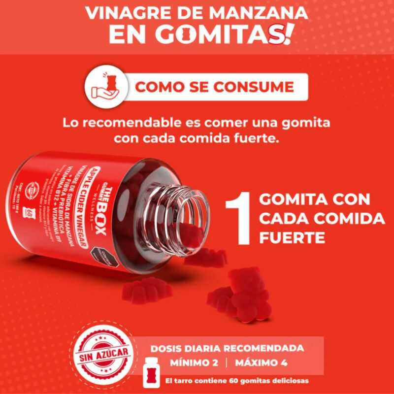 Gomitas de Vinagre de Manzana - The Gummy Box®