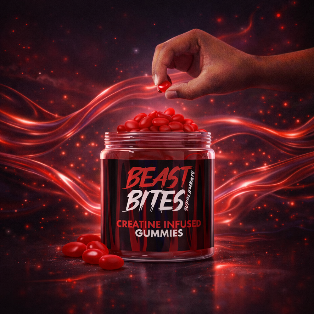 |Gomitas de Creatina Monohidratada de 5gr|Beast Bites™ Strawberry
