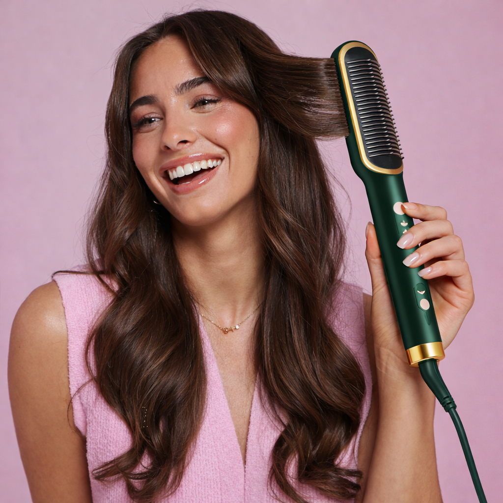 Cepillo Alisador 3 en 1 | Resultados hermosos en cualquier lugar