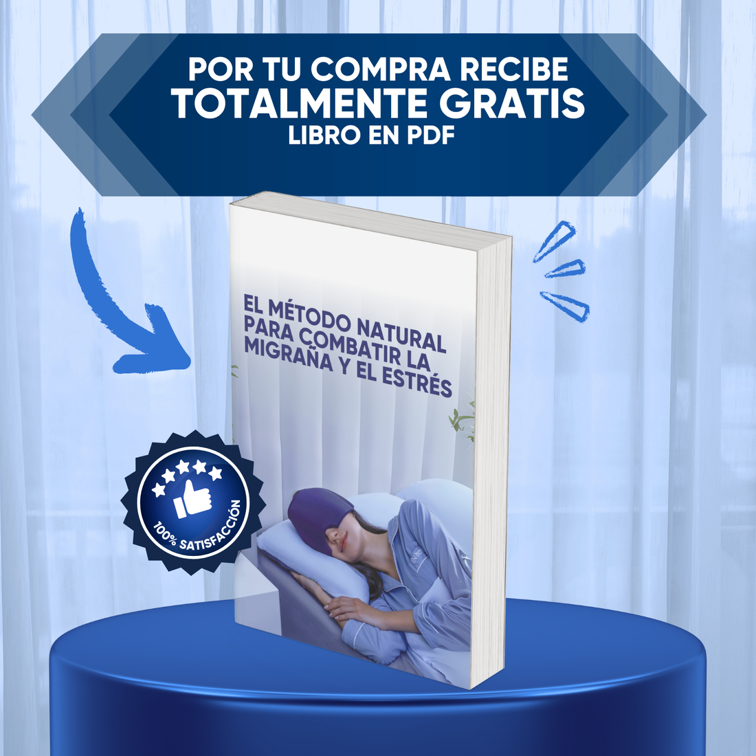 MigraCare® Gorro Relajante Alivia Dolores de Cabeza En MINUTOS