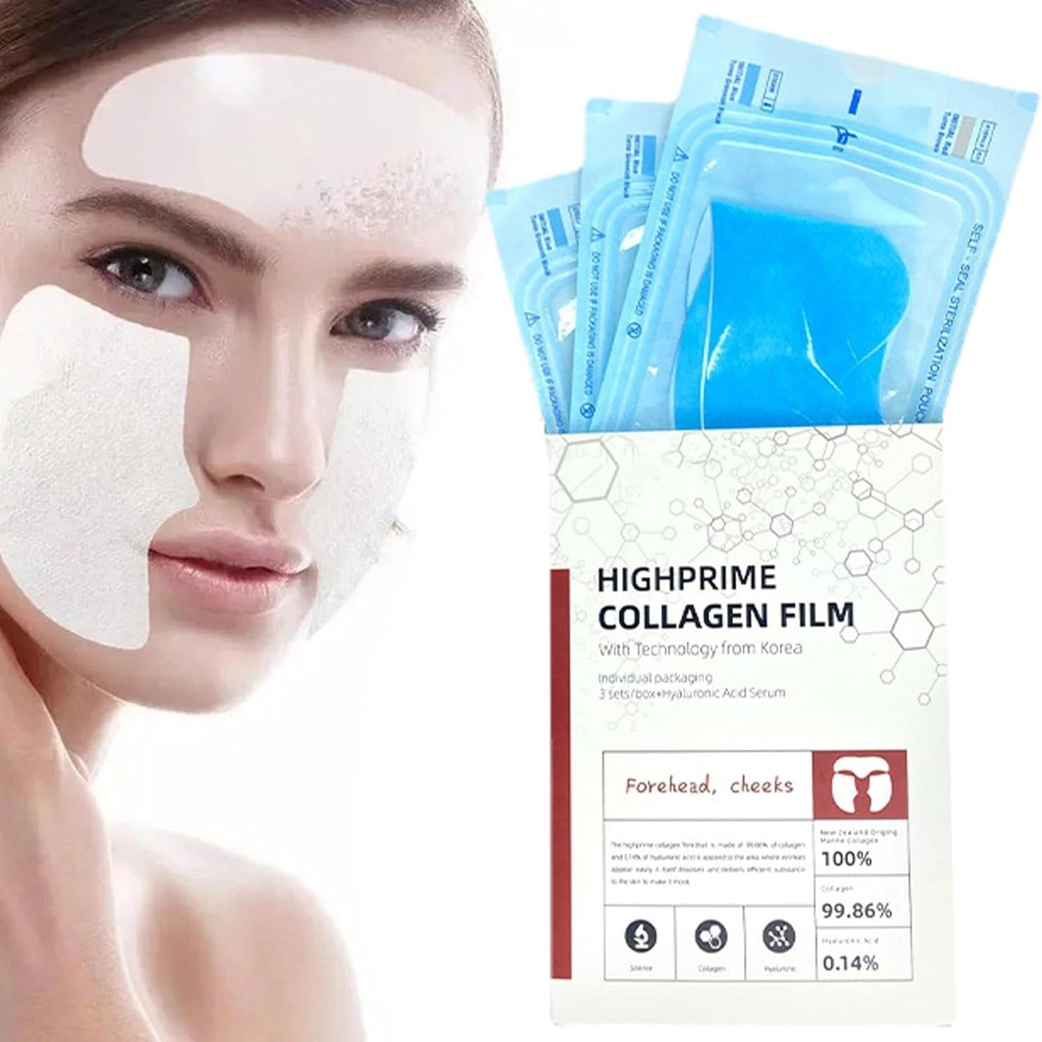 Mascarillas de colágeno absorbentes