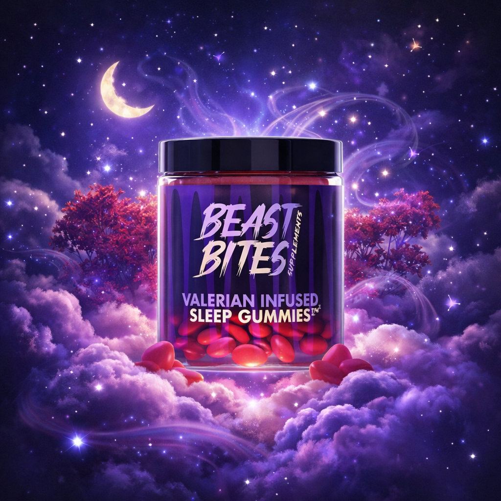 |Gomitas para Dormir con Valeriana – Sueño Reparador| Beast Bites™