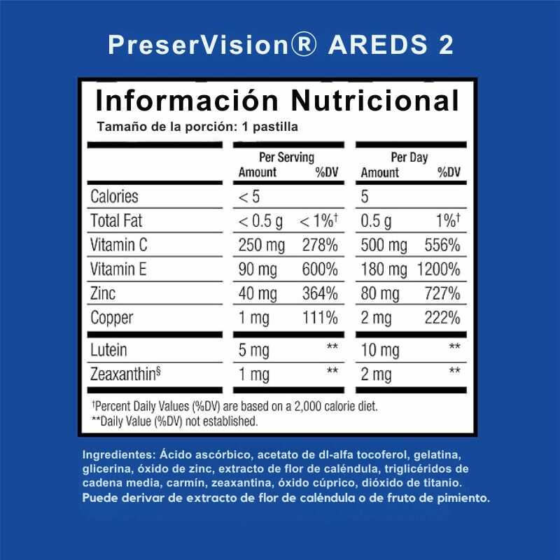 PreserVision™ 120 Cápsulas - ¡Tu Visión Regenerada Al 100%!