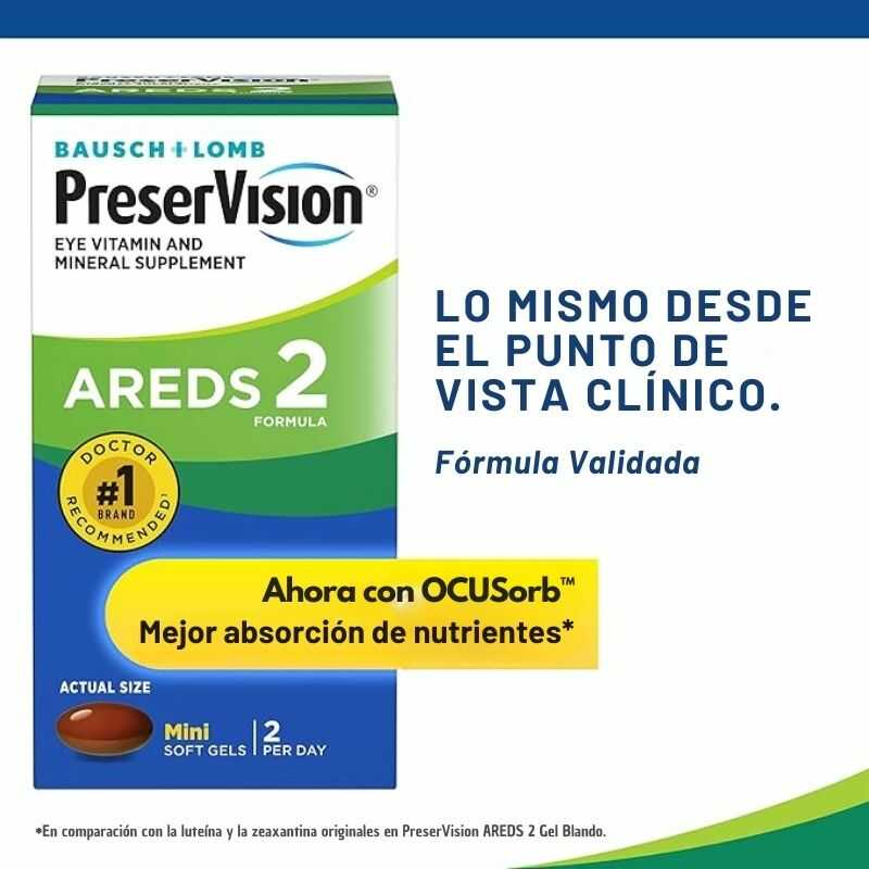 PreserVision™ 120 Cápsulas - ¡Tu Visión Regenerada Al 100%!